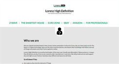 Desktop Screenshot of lorenzhd.com
